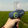 ВОДНЫЙ ПИСТОЛЕТ С БУТЫЛКОЙ 15,5 СМ (БИРЮЗОВЫЙ) (MiC)