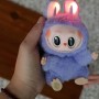 Лабубу з LED підсвіткою, музична (без упаковки) 16 см (КОРИЧНЕВА) (MiC)