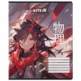 Зошит 18 арк., лін., софт-тач + УФ лак, Kite Anime (Kite)