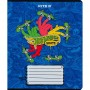 Тетрадь школьная, 18 листов в клетку, гибр. лак + УФ лак, HW (Kite)