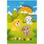 Бумага цветная одност. А4 (18 л/ 9 цв), скоба, Kite (Kite)