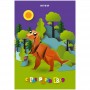 Бумага цветная одност. А4 (18 л/ 9 цв), скоба, Kite (Kite)