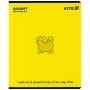 Тетрадь 48 л., кл., УФ лак объёмный + софт тач, One color (Kite)