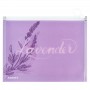 Папка на блискавці zip-lock А5+ Lavender-1 (Axent)