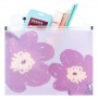 Папка на блискавці zip-lock А5+ Lavender-4 (Axent)