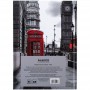 Книга записна тверда обкл. А5, 96 арк., кліт., R&B Telephone (Axent)