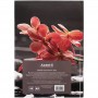 Книга записна тверда обкл. А5, 96 арк., кліт., R&B Flower (Axent)