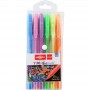 Ручка гелева Trigel Pastel, набір 6 кол., асорті (UNIMAX)
