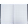 Книга записна А4 Wisdom, 96арк., кліт., темно синя (Axent)