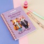 Блокнот на спіралі картонна обкл., А5, 80 арк, кл, Cute 4 (Kite)