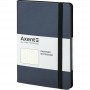 Книга записна Partner Soft, 125*195, 96арк, крап, сріб.-син (Axent)