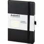 Книга записна Partner, 125*195, 96арк, крап, чорна (Axent)