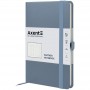 Книга записна Partner, 125*195, 96арк, кліт, сіра (Axent)