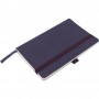 Книга записна Partner Soft Skin,125*195, 96арк, кліт, синя (Axent)
