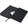 Книга записна Partner Soft, 125*195, 96арк, кліт, срібн-синя (Axent)
