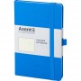 Книга записна Partner, 125*195, 96арк, крап, блакитна (Axent)