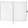 Книга записна Partner Prime, 145*210, 96арк, кліт, сіра (Axent)