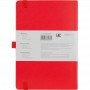 Книга записна Partner Prime, 145*210, 96арк, кліт, червона (Axent)