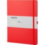 Книга записна Partner Grand, 210*295, 100 арк, кліт, червона (Axent)