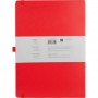 Книга записна Partner Grand, 210*295, 100 арк, кліт, червона (Axent)