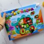 Бізіборд "WToys", ОЗВУЧУВАННЯ УКРАЇНСЬКОЮ МОВОЮ, казки, пісні, звуки, підсвічування, аналоговий годинник, пальчикові ігри, в коробці (Wtoys)