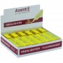 Маркер Highlighter 2537-A, 1-5 мм клиноп. жовтий (Axent)