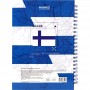 Блокнот на спіралі тверда обкл., А5, 96арк. Helsinki (Axent)