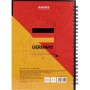 Блокнот на спіралі тверда обкл., А5, 96арк. Berlin (Axent)