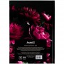Книга записна тверда обкл. А5, 96 арк., кліт., Crimson fleur (Axent)