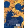 Книга записна тверда обкл. А5, 96 арк., кліт., UA Ї (Axent)