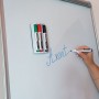 Маркер Whiteboard D2800: 4 маркери та магнітний тримач-губка (Axent)
