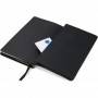 Книга записна Partner Soft, 125*195, 96арк, кліт, золота (Axent)