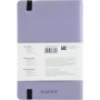 Книга записна Partner Soft, 125*195, 96арк, кліт, срібляста (Axent)