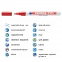 Маркер Paint e-751 1-2 мм круглий червоний (edding)