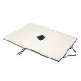 Книга записна Partner Grand, 210*295, 100 арк, кліт, синя (Axent)