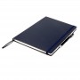 Книга записна Partner Grand, 210*295, 100 арк, кліт, синя (Axent)