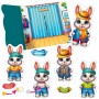 Гра розвиваюча Vladi Toys з липучками "Зайчик" VT1320-04 (Vladi Toys)
