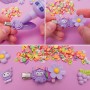 Набір для творчості "Клей з кабашонами. Заколки фіолетові" (Vladi Toys)