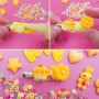 Набір для творчості "Клей з кабашонами. Заколки жовті" (Vladi Toys)
