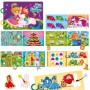 Гра розвиваюча Vladi Toys з липучками. "Бізі бук. Для дівчат" (Vladi Toys)