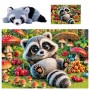 Пазлы с мягкой игрушкой "De.tail. Енотик" 260 деталей (De.tail)