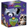Пазлы с мягкой игрушкой "De.tail. Енотик" 260 деталей (De.tail)