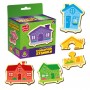 Гра розвиваюча пазли магнітні "Кольорові будинки" Vladi Toys (Vladi Toys)