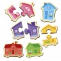 Гра розвиваюча пазли магнітні "Кольорові будинки" Vladi Toys (Vladi Toys)