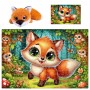Пазлы с мягкой игрушкой "De.tail. Лисенок" 260 деталей (De.tail)