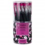 Ручка кулькова Floral Black, синя (Axent)