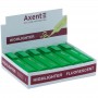 Маркер Highlighter 2537-A, 1-5 мм клиноп. зелений (Axent)