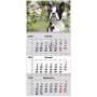 Календар настінний квартальний 2026 р.,3 пр. Dogs 2 (Axent)