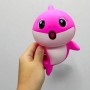 Набір іграшок для ванни Baby Shark (7 шт) (рожевий) (Bibi Toys)