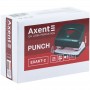 Діркопробивач Exakt-2 металевий, 30арк, Earth colors зелений (Axent)